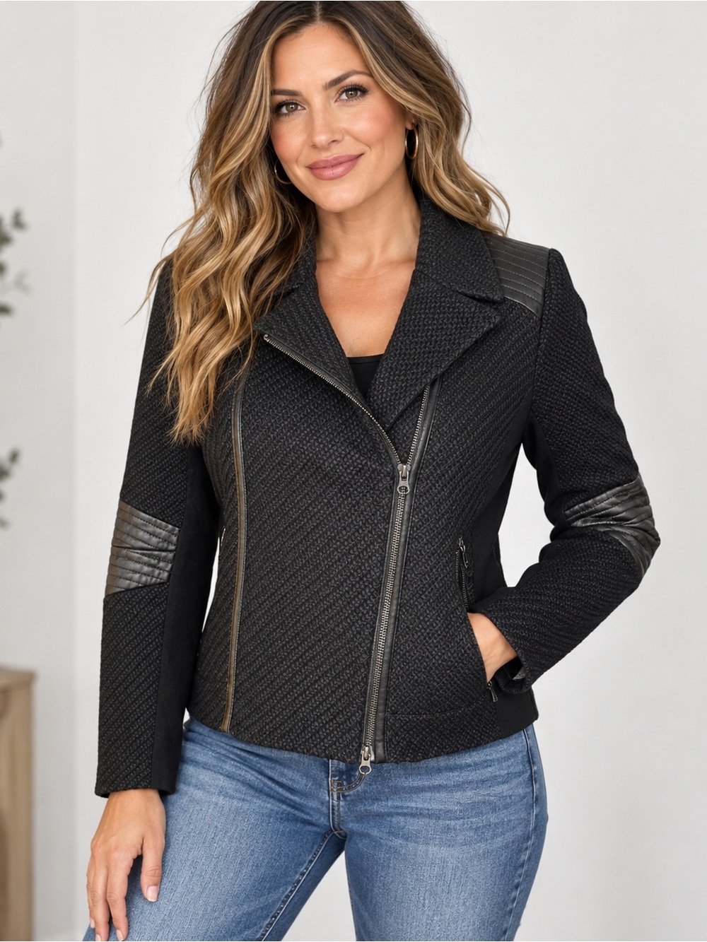 VINCE | Boucle Moto Jacket